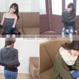 Great Sale Record scarf, poncho scarf, magic scarf, designed from Korea, Factory price of Taiwan Wholesale