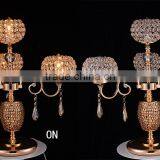 Saudi Arab Hot Selling Cheap 4 Lights Crystal Table Lamp With Ball Drops thumbnail-2