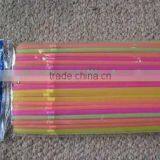 colorful juice straw