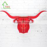 DIY Wooden Buffalo Animal Head 3D Wooden Wall Panel Home Decoration thumbnail-4