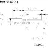 546 Oval Type Lamp Led DIP LED Red Color With Large Capacity and High Quality thumbnail-2