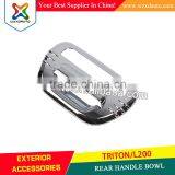 ABS CHROME REAR TAIL DOOR HANDLE BOWL COVER TRIM REAR HANDLE BOWL FOR MITSUBISHI TRITON/L200 TRITON L200 2006 thumbnail-1