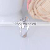 Hot Sale 925 Stering Silver Ring Zircon Design Lock Ring thumbnail-5