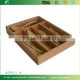 Solid Bamboo Tray With 5 Compartments thumbnail-2