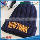 Wholesale Warm Embroidered Beanie Custom Beanie Knitted Cuff Hat thumbnail-6