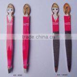 Beauty Lady Tweezer/stainless Steel/slanted