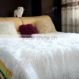 180*200cm dyed color Mongolia tibet lamb fur blanket
