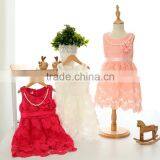 Kids Summer Dress Short Sleeves Dress Infant Flower Girl Dresses thumbnail-2