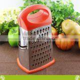 4 Sides Stainless Steel Vegetable Slicer Grater,Mini Manual Kitchen Tower Grater,4 Sides Portable Stainless Steel Cheese Graters thumbnail-6