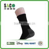 Grey and Black Yarn Doubling Foot and Jacquard Black Body Sports Socks thumbnail-3
