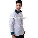 Wholesale Chef Uniforms Men'srestaurant Waiter Long Sleeve Work Shirt thumbnail-2
