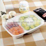 PP Disposable Plastic Food Container 2 Compartment Meal Prep Containers thumbnail-3