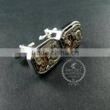 14x19mm Vintage Style Steam Punk Watch Movement Rhodium Fashion Cuff Link 6600035 thumbnail-2
