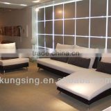 types of l shaped genuine leather sofa set