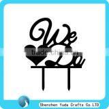 "We Do" Bride & Groom Party Favors Decor Acrylic Wedding Cake Topper thumbnail-1