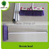 Wholesales Plastic Broom /brush With Wooden Mop Stick thumbnail-3