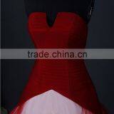 RSW884 Red And White Wedding Party Dresses thumbnail-4