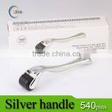 540 Microneedle 1.0 mm Derma Roller Dermaroller Micro Needle Therapy Skin Golden Handle thumbnail-6