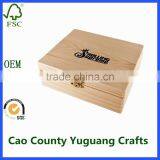 Cheap Wood Sewing Box Wooden Rolling Box for Sale