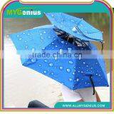2017 New Double Windproof Umbrella Hat Fishing Umbrella Sun Umbrella New Stlyle thumbnail-1
