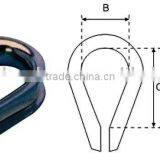 Stainless Steel Standard Wire Rope Thimble G-411(Thimbles) thumbnail-1