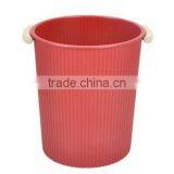 Household Plastic Round Litter Bin With Handle thumbnail-1