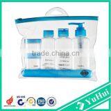 Hot Sell Plastic Travel Kit/travel Cosmetic Bottle Set With PVC Bag thumbnail-5