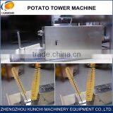 Stainless Steel High Efficiency Potato Tower Slicer/Manual And Electric Potato Tower Slicing Machine thumbnail-1