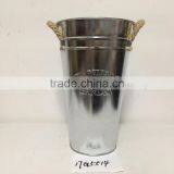 Display 5 Gallon Antique Home Decorative Tin Zinc Galvanized Flower Buckets Tall thumbnail-6