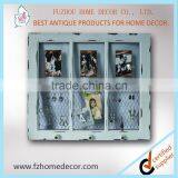 Wooden Photo Frame Wall Art With Multi Openings and Hooks thumbnail-1