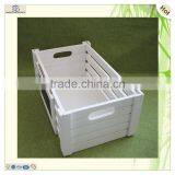 Free Sample Handle White Colored Wooden Wine Crates thumbnail-2