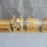 Beautiful Wooden Bird House /wooden Bird Cage/bird Nest thumbnail-1