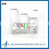 White Spraying Plastics Cylinder Glass Cookie Jar/mason Jar for Wholesale thumbnail-1