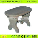 Cheap FSC Natural Unfinished Wooden Stool thumbnail-1