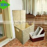 Cheap woven plastic storage box with lid