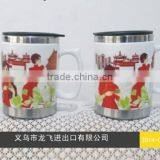 2015 Hot Sell Cheap High Quality Advertising Customized Logo Ceramic Mugs Cup thumbnail-1