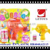Hot Sale Summer Toys Kids Plastic Friction Bubble Gun With Light thumbnail-1