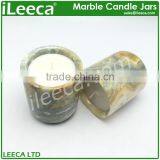 Popular stone decorative candle tins container for candles holder