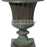 New Products Antique Types of Flower Brass Vase for Wholesale thumbnail-1