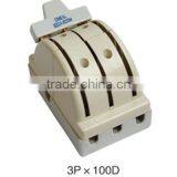 Electric Single Throw 3 Poles Ceramic Knife Switch Change Over Switch thumbnail-2