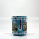Wholesale Custom High Quality 3D MOSCOW Souvenir Ceramic Cup for Sale thumbnail-5