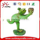Polyresin Frog Planter Garden Figurine thumbnail-3
