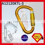 25KN Quicklock Triple Lock Rock Climbing Aluminum Carabiner For Rescue thumbnail-3