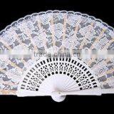 Wedding Lace Wood Fan for Women thumbnail-1
