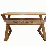 Cross Leg Wood Dinning Table thumbnail-1