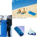 Snow Sand Play Sleeve Slide Boggan Snowmobile Sled Tow Buddy NEW 54" ROLL UP PLASTIC SLED SLIDE HILLS KIDS ADULT FUN FAST RACE thumbnail-1