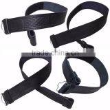 Scottish Black Leather Belt Masonic, Thistle Plain Kilt Belts Without Buckle thumbnail-2