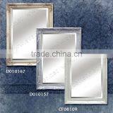 Shabby White Luxury Handmade Wooden Framed Beveled Glass Mirror