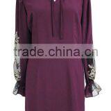 2013 Ladies' Fashion Short Sleeves With Lace and Ruffle at Front Office Lady Blouses thumbnail-1