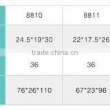 Plastic Kichen Waste Bin Office Round Blue and Pink Paper Trash Can thumbnail-5